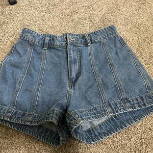 Classic Blue Denim Women's Shorts